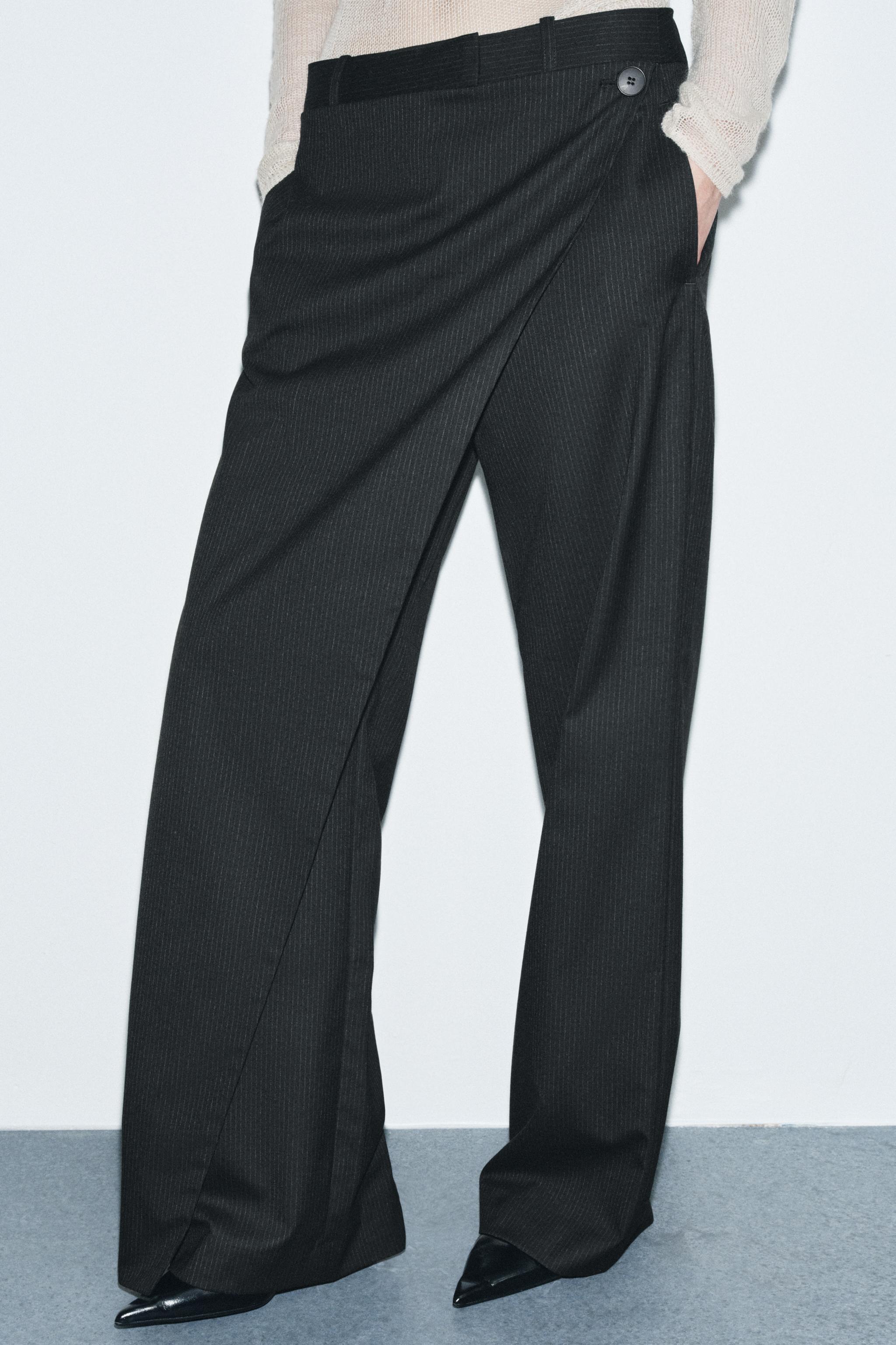 ZW COLLECTION PINSTRIPE PAREO PANTS